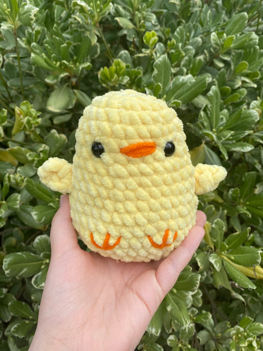 Cute Crochet Handmade Chick Plushie / Made To Order