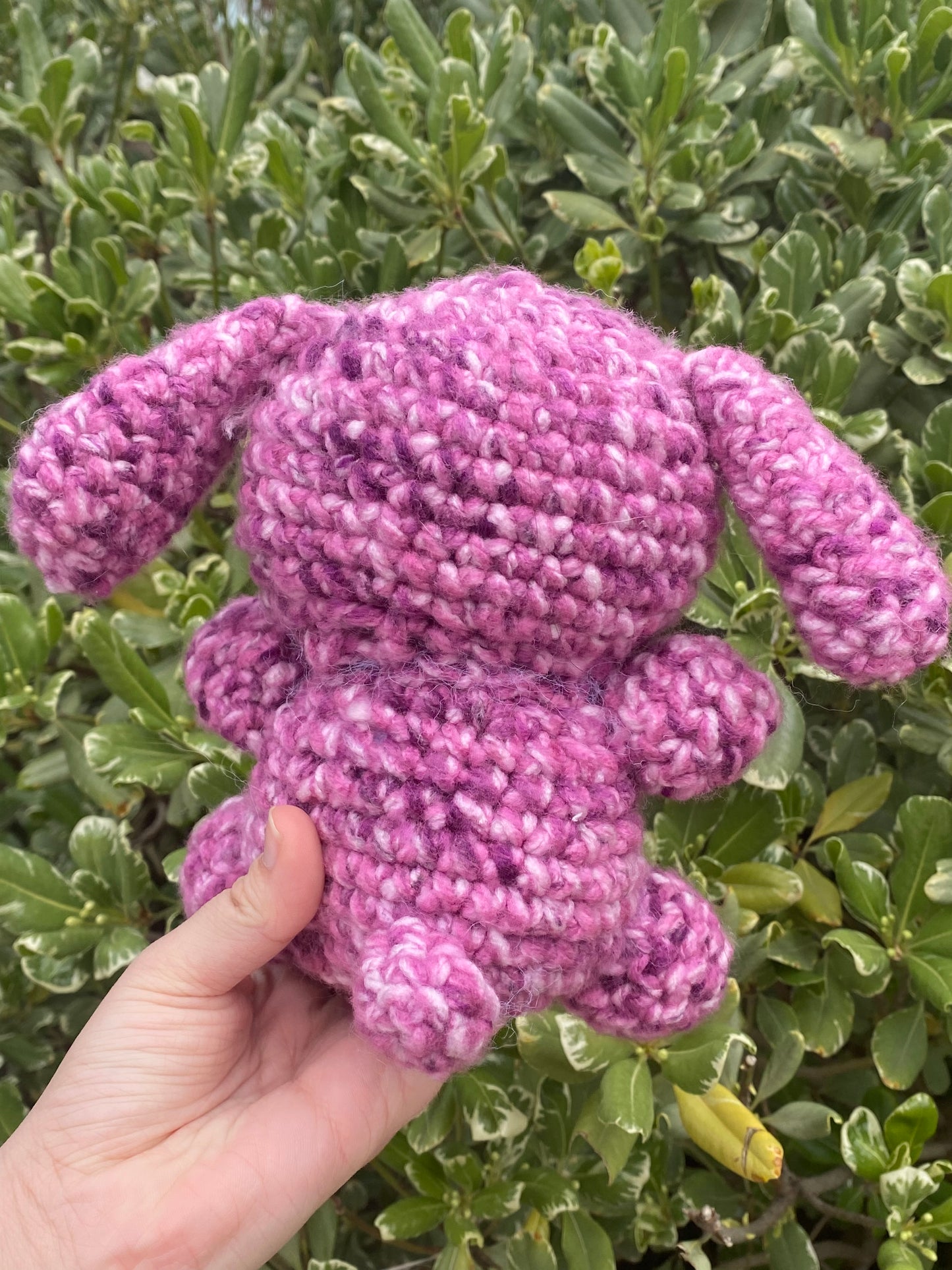 Adorable Crochet Handmade Bunny Plushie / Pick One Of Two Colors! / Made To Order